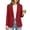 Red-02, variant on Perfectbot Women's Notch Collared Blazer 2 Button Long Sleeve Suit Jacket Office Business Outfits