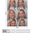 thumbnail image 2 of Pretty Florence Pugh Blanket Super Soft Throw Blanket Silky Flannel Lightweight for Sofa, Bed Blanket All Season Use 30""*40""（76 * 100cm）, 2 of 6