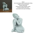 thumbnail image 3 of Small Buddha Decoration, Premium Green Sandstone, Exquisite Craftsmanship, Feng Shui Fish  Ornaments, 3 of 8