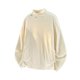 thumbnail image 3 of Ceisia Men's Oversize Semi-Turtleneck Metal-Rivet Long-Sleeve Top Multi-Solid for Winter Gift, 3 of 5