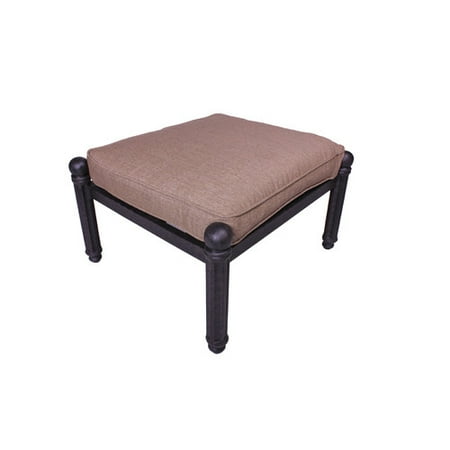 California Outdoor Designs Baldwin Ottoman with Cushion