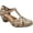 Khaki Full Grain Burnished Leather, variant on Women's Rockport Cobb Hill Aubrey T Strap Sandal