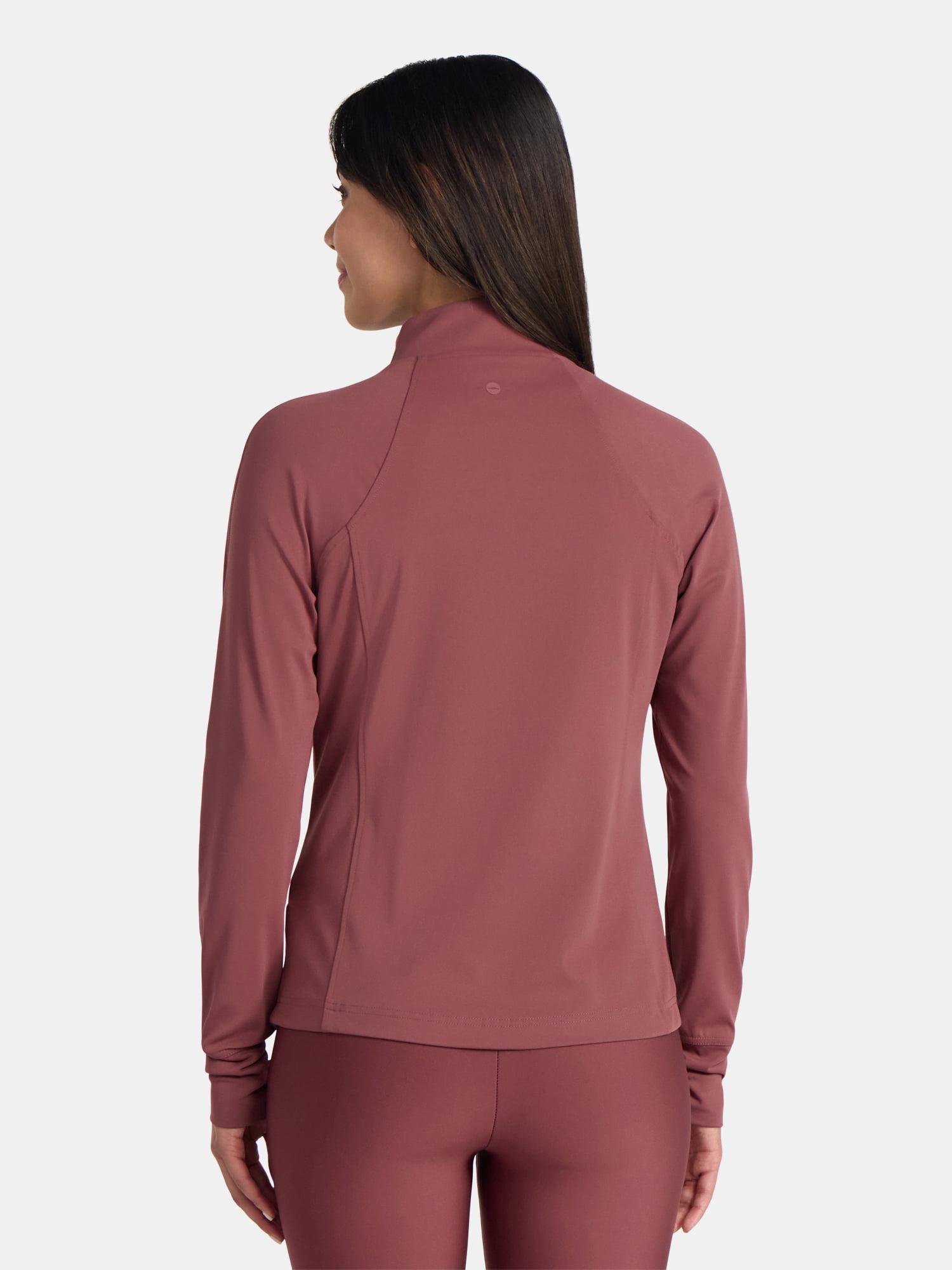 Avia Women's and Women's Plus SoftSculpt Zip Up Active Jacket, Sizes XS-4X