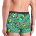 thumbnail image 4 of Kdxio Men's Boxer Briefs with Funny Animals in Jungle Print - Comfortable and Breathable Underwear for Everyday Wear, 4 of 7