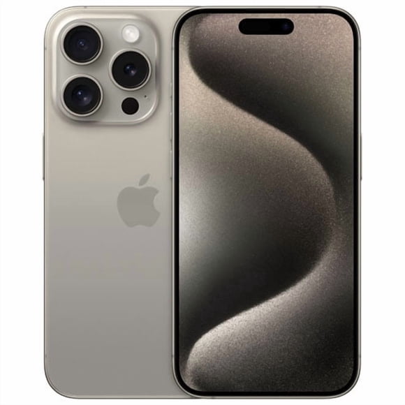Refurbished (Good) - Apple iPhone 15 Pro 128GB - Natural Titanium - Unlocked