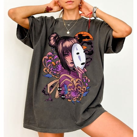 Comfort Colors Spirited Away Shirt, Spirited Away Shirt, Studio Ghibli Shirt, Hoodie, Chihiro Shirt, Haku Shirt, No Face Shirt
