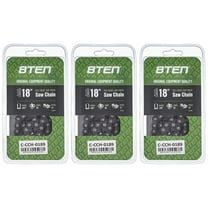 Full Chisel Skip Tooth Chainsaw Chain 18 inch .050 3/8 68DL for Husqvarna 3 Pack 810-CCC2301H