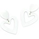 thumbnail image 1 of UBIUO Heart Dangle Earrings Love Drop Dangle Earrings White Hearts Dangling Earrings For Women Gifts Valentine's Day - -, 1 of 4