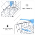 thumbnail image 3 of LIFKOME Mini Shopping Cart Metal Small Shopping Cart for Office Use Basket 1Set, 3 of 5
