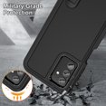 thumbnail image 2 of SaniMore for Samsung Galaxy A15 6.5" 2023 Hybird Case, Rugged PC Back Shockproof TPU Shell Metal Hidden Kickstand Drop Resistant Anti-slip Heavy Duty Protective Case for Galaxy A15, Black, 2 of 7