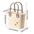thumbnail image 5 of Women's Waterproof Sandproof Beach Tote Bag - Portable Washable Bag for Beach, Pool & Outdoor Use, 5 of 5