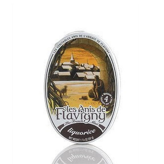Liquorice Flavored Hard Candy 50 g by Les Anis de Flavigny