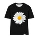thumbnail image 4 of Camisetas de Mujer Flor Impresión Manga Corta Cuello Redondo Blusa, Ligero Y Casual de las Mujeres Camisetas, 4 of 4