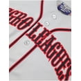 thumbnail image 3 of Big Boy Negro Leagues Baseball Museum NLBM S5 Commemorative Adult Baseball Jersey [Grey - 3XL], 3 of 10