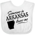 thumbnail image 3 of Inktastic Someone in Arkansas Loves Me Boys or Girls Baby Bib, 3 of 4