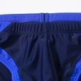 thumbnail image 5 of TANBOM Men's Sexy Polyamide Triangle Swim Trunks Bulge Enhancing Adjustable Drawstring Dark Blue M, 5 of 6