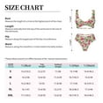 thumbnail image 6 of Daiia Rose Flowers Women's Bikini Set Two Piece Swimsuit High Waisted Bikini Adjustable Straps Bikini Perfect for Beach, Pool, and Summer Vacation-Medium, 6 of 9