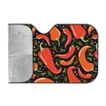 thumbnail image 2 of Bingfone Red Hot Chili Car Windshield Sunshade,Sun Foldable Sun Shield Sun Visor for Car - Small, 2 of 9