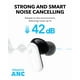 thumbnail image 3 of Soundcore P30i de Anker Auriculares con cancelación de ruido, cancelación de ruido fuerte e inteligente, graves potentes, tiempo de reproducción de 45 horas, estuche 2 en 1 y soporte para teléfono, IP, 3 of 5