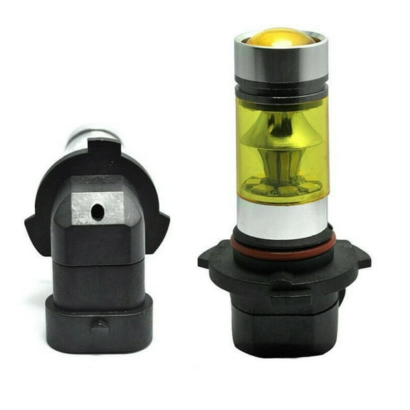 2Pcs 9005 H10 9145 3000K Yellow 100W Led Headlight Bulb Kit Fog Light Lamp 360 Degree Beam Angle Car Lights Accessories Fangkenuo