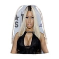 thumbnail image 1 of Nicki Minaj Bolsa de regalo con cierre de cinta navideño para decoración de Navidad,40cm×52 cm., 1 of 6