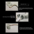 thumbnail image 6 of 24BYJ48-394B 4 Phase 5 Wire Stepper Motor Air Conditioners Replacement Fan Motor Reduction Gear Stepper Motor Equipment, 6 of 8