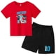 thumbnail image 3 of Conjuntos de 2 camisetas y pantalones con estampado de Super Soccer Star No. 10 para niños de 3 a 14 años, ropa de calle para niños y niñas, 3 of 5