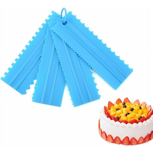 Alisador Con raspador raspador de pasteles para crema de mantequilla decorador de pastelería TUNC