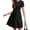Black, variant on Women's Loose Comfortable Round Neck Midi Dress, Casual Short Sleeve Dress for Everyday Wear, Spring Summer Outfits, Soft Stretchy Material,Wine L