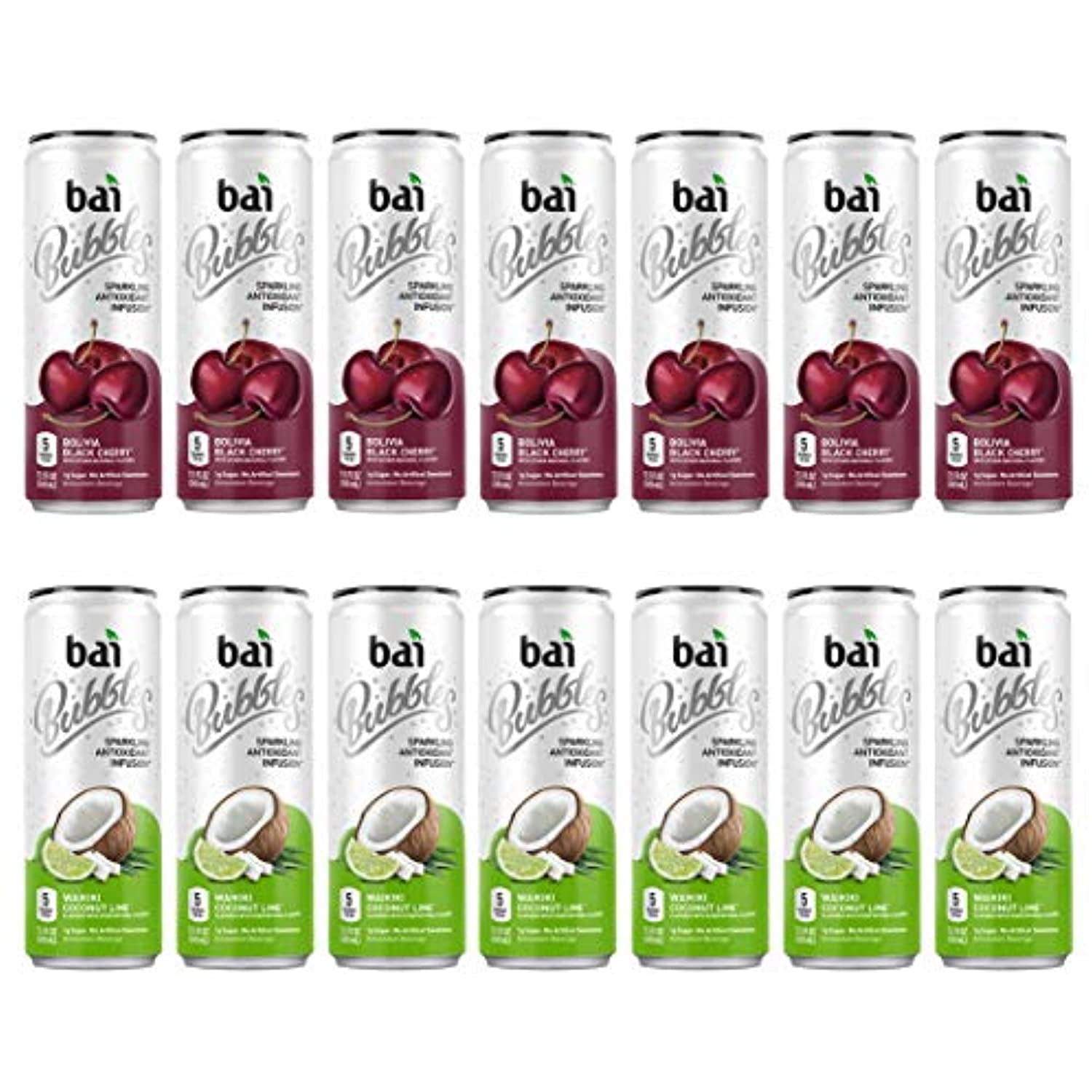 LuvBox Variety Bai Bubbles Antioxidant Pack , Pack Of 14 , 11.5 Fl Oz