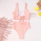 thumbnail image 5 of Conjunto de bikini a la moda para mujer, traje de baño de dos piezas con relleno sólido, ropa de playa Fridja nalpqowj21768, 5 of 6