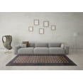 thumbnail image 3 of Ahgly Company Indoor Square Southwestern Light Blue Country Area Rugs, 7' Square, 3 of 4