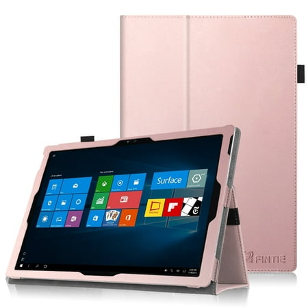 Microsoft Surface Pro 3 Case - Fintie Folio Cover with Stylus Holder for Surface Pro 3 12-inch Tablet, Rose