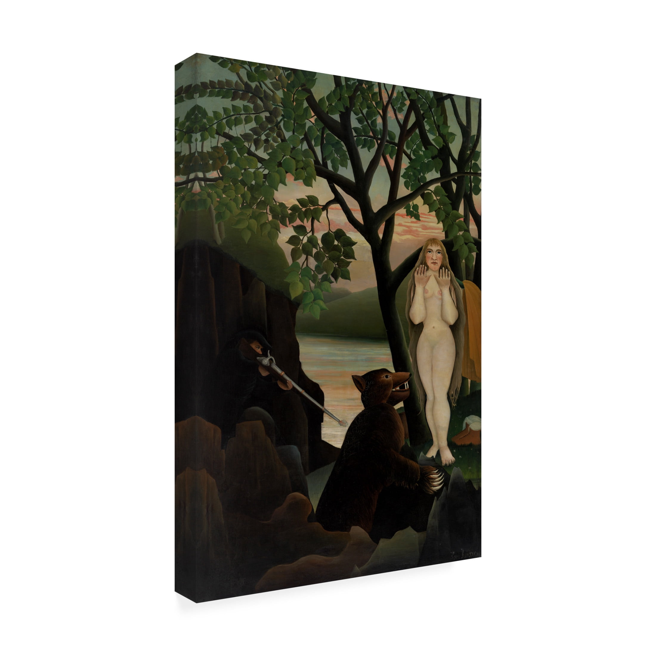 Trademark Fine Art Pictufy Mauvaise Surprise Canvas Wall Art
