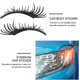 thumbnail image 3 of Pestañas para faros delanteros ZHAOCHENG 2 pares Pegatinas decorativas para coche, 3 of 5