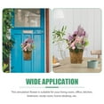 thumbnail image 4 of OUNONA Hanging Silk Flower Basket for Front Door, Decorative Outdoor Indoor Floral Arrangement, 1 Set, 4 of 8