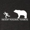 thumbnail image 6 of Wild Bobby Ancient Personal Trainers Funny Bear Chase Men Premium Tri Blend Tee, 6 of 6