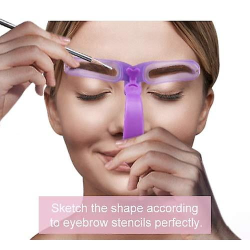 Pochoirs à Sourcils, Modèle de Sourcils, Kit de Mise en Forme des Sourcils, 8 Styles Réutilisables