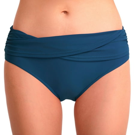 Womens Bikini Bottoms Twist Bikini Bottom Moderate High Cut Bathing Suit Bottoms Ruched Swimsuit Bottom Cheeky Bikini Bottoms