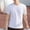 White, variant on YLSDY Men's T-Shirts Short Sleeve Crew Neck Cotton Tshirts Solid Casual Summer T Shirts Classic Basic Tees Gray S
