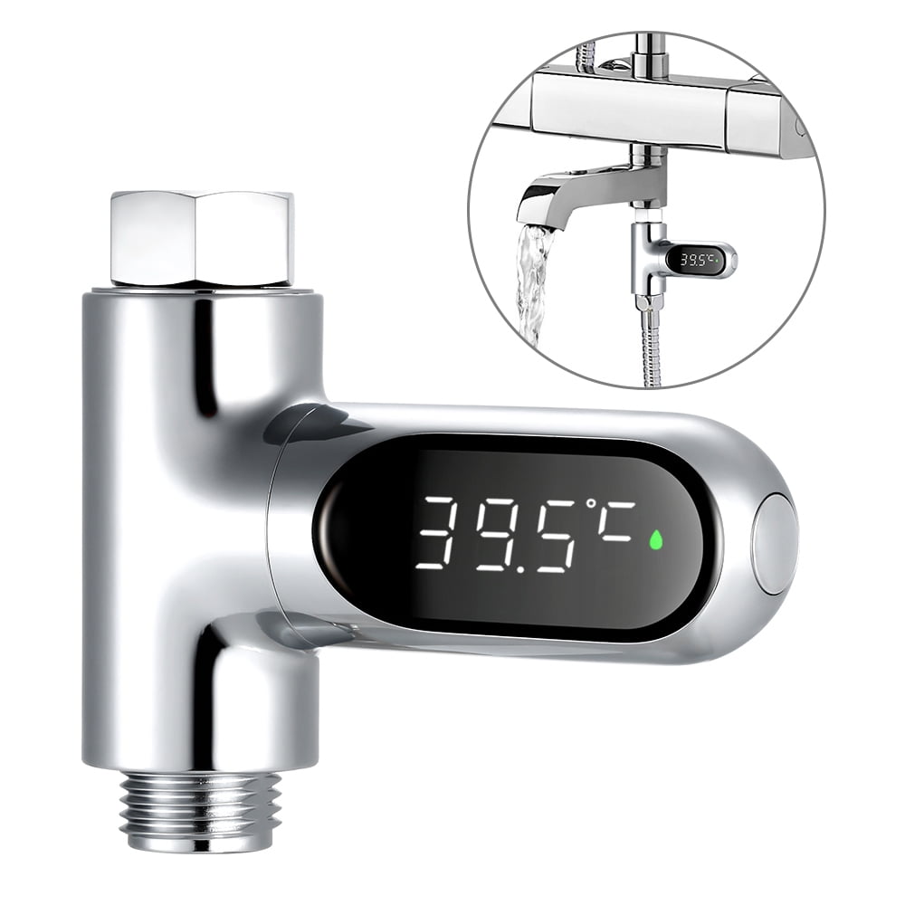 LED Digital Shower Temperature Display 0100℃ Baby Bath Water