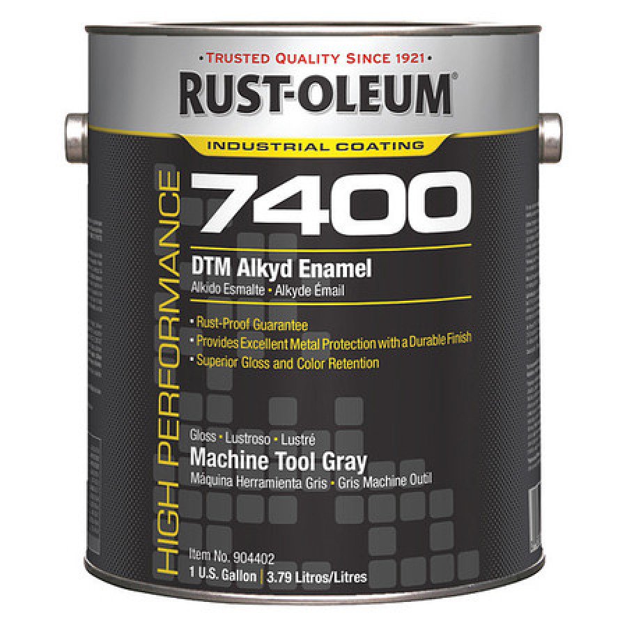 RUSTOLEUM 904402 1 gal. Machine Tool Gray High Gloss Oil Interior