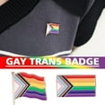 thumbnail image 6 of ZOUBAOQ Enamel Badges Pins LGBT Lesbian Gay Rainbow Flag Lapel Pins Bisexual Asexual Pride T5E6 Pins Love Transgender Rain Brooches Flag, 6 of 9