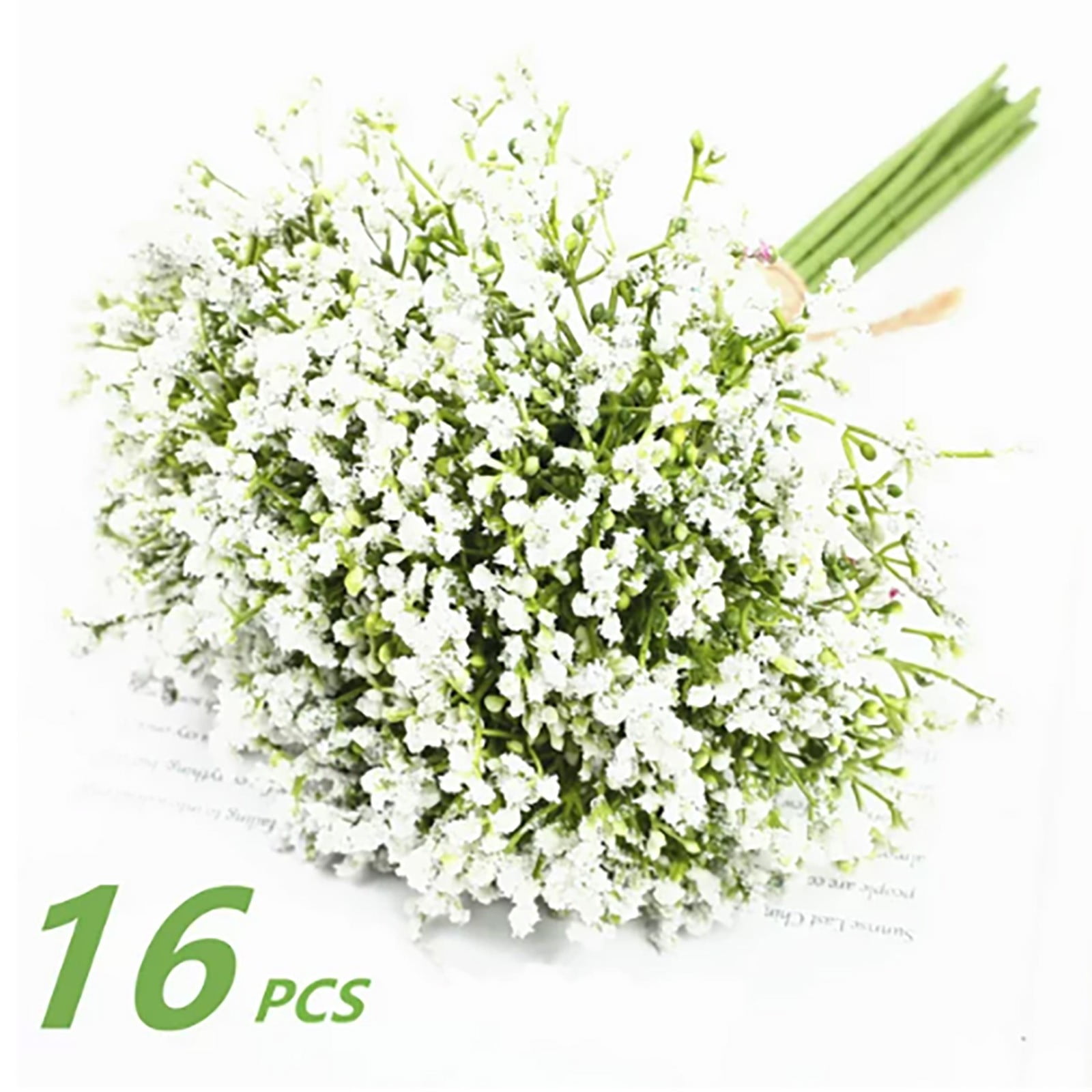 FNGZ Artificial Clearance Artificial 16pcs Babys Breath Artificial