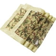 thumbnail image 3 of Holly Ribbon Holiday Christmas Sheer Gold Placemats 14"W X 20"L, Set of 4, 3 of 4