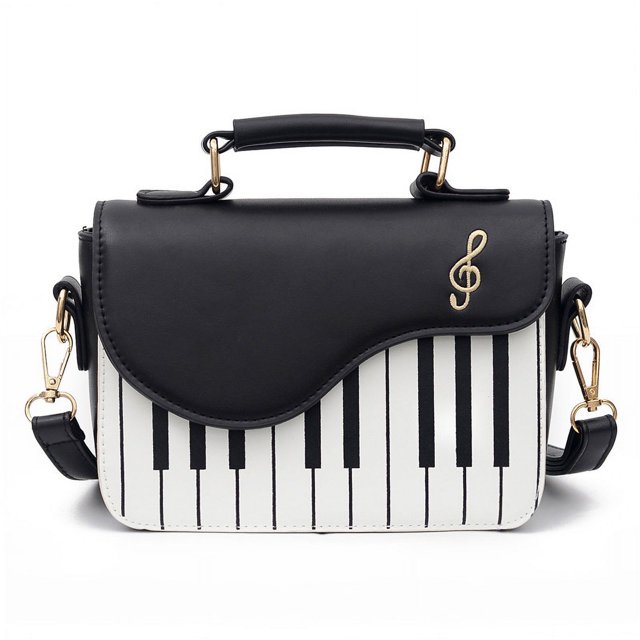 Gorgeous Piano Note Shoulder Bag - Perfect Gift for the Music Lover in Your Life!