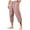 Pink, variant on Wyobmus Mens Linnen Capri Pants Casual Lightweight 3/4 Straight Pants Drawstring Elastic Waist bottom Tie Summer Beach Pants S-3X Green