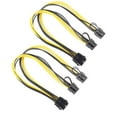thumbnail image 1 of 2pcs 8Pin to Graphics Video Card Double PCI-E 8Pin(6Pin+2Pin)Power Cable, 1 of 6
