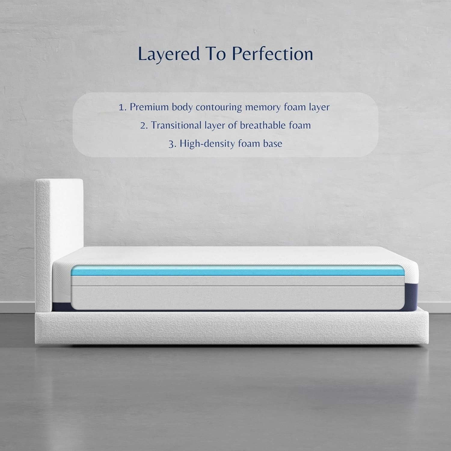 Miree 10" Twin Medium Tight Top Cooling Gel Memory Foam Mattress in a Box