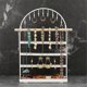 thumbnail image 4 of Black 5-Layer Arch Type Jewelry Display Ring Storage Box Earring Rack, 4 of 5